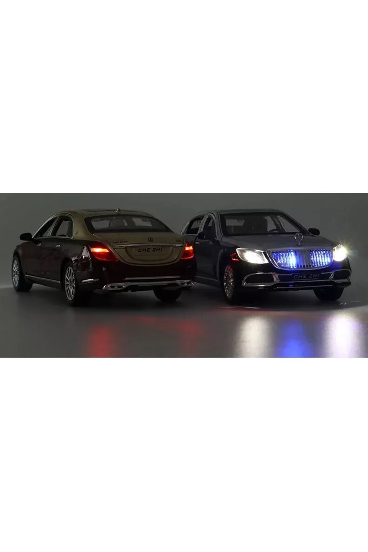 مدل خودرو مرسدس بنز MAYBACH S600 STYLE CAR 1:24 DIECAST METAL MODEL کلکسیون با چراغ های صوتی اورجینال scntoys