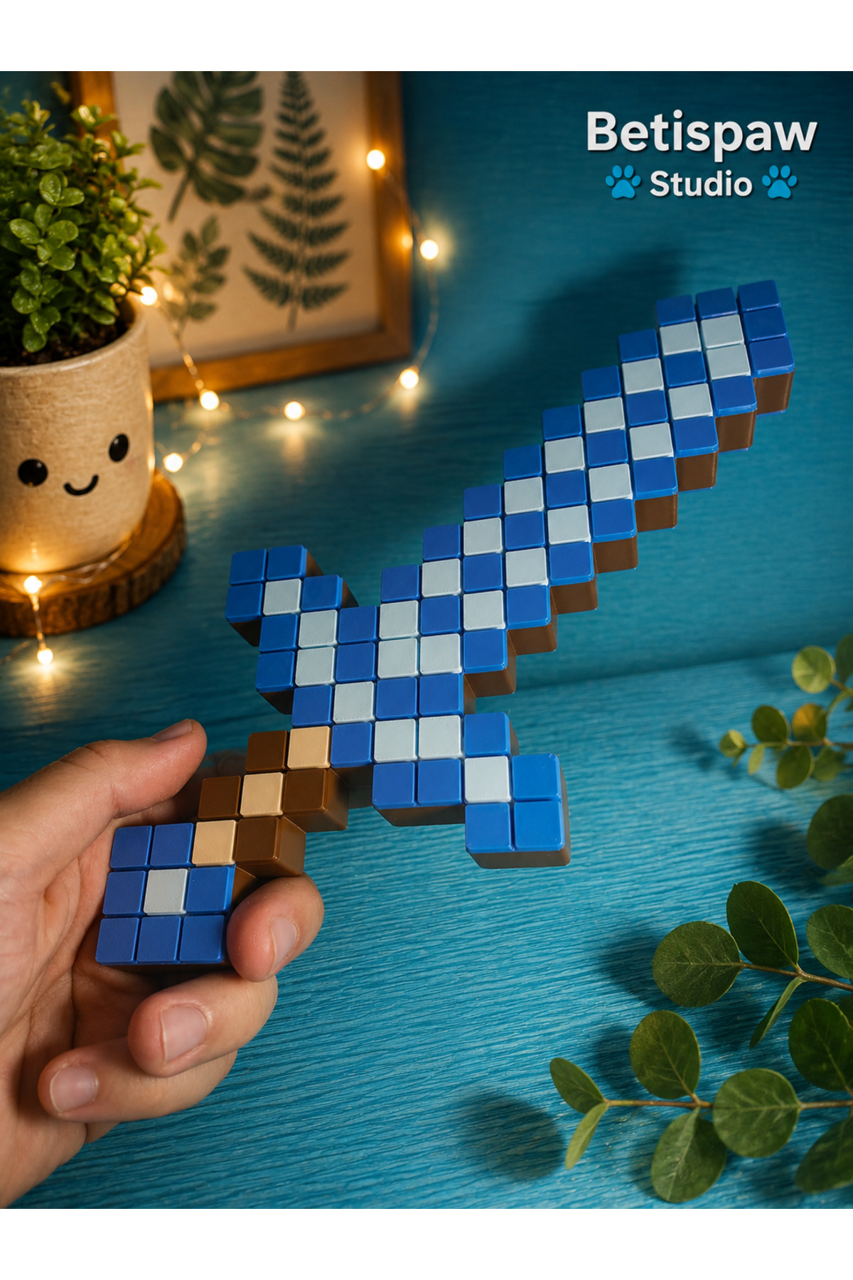 اسباب بازی های فیگور دیگر شکل شمشیر MINECRAFT 24 سانتی متر Betispaw Studio