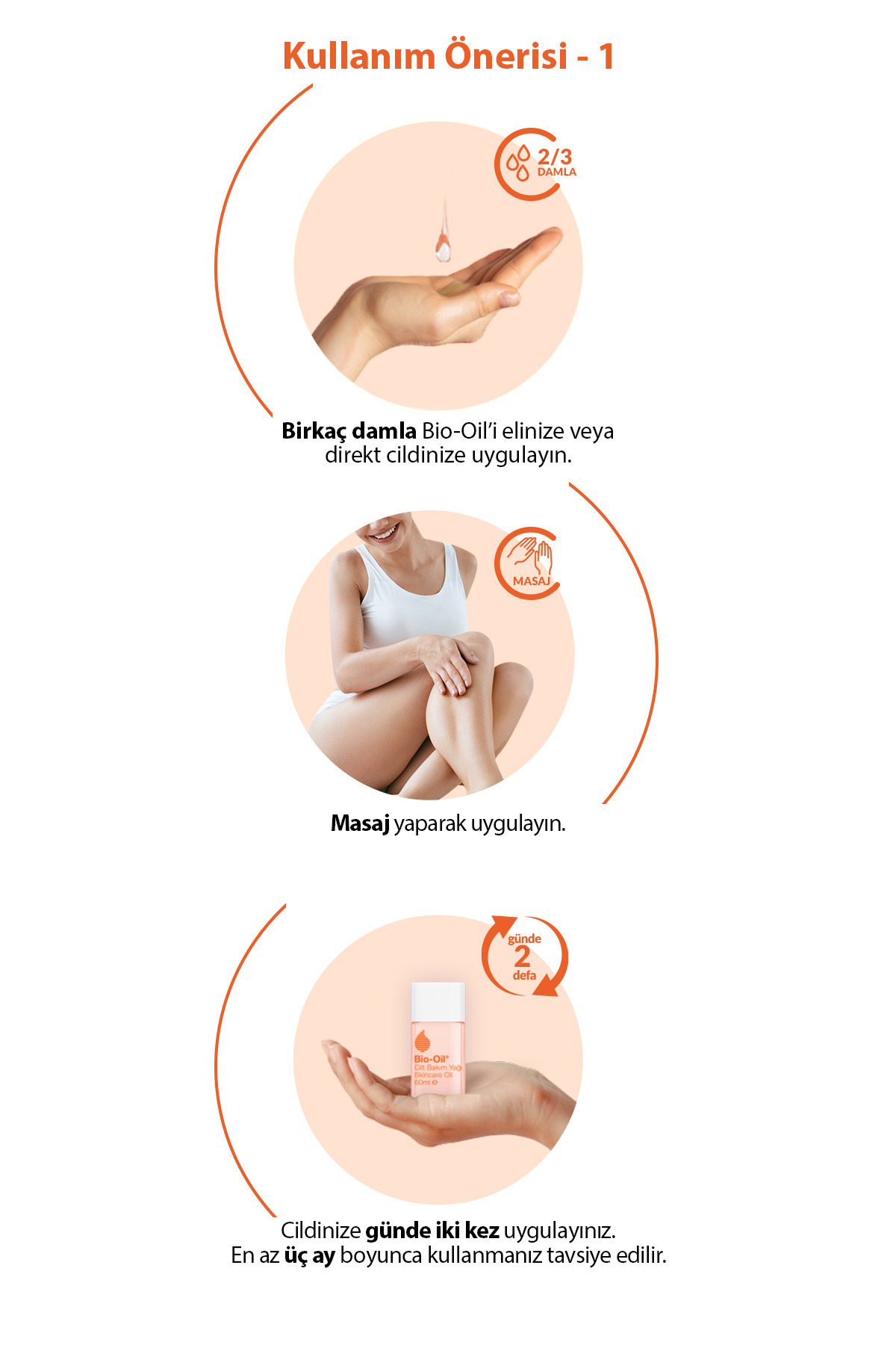 کرم ترک پوستی ضد قطره و روغن مراقبت از پوست مرطوب کننده 25 میل 3 قطعه Bio-Oil
