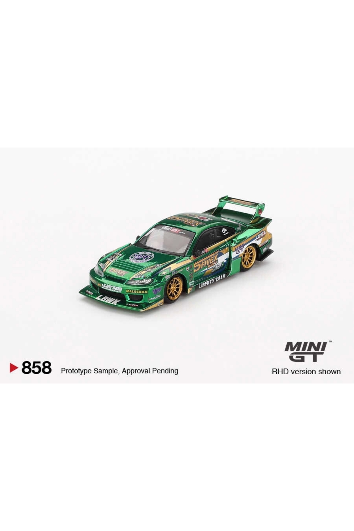 مدل خودرو 1 64 نیسان LB SUPER SILHOUETTE S15 SILVIA LBWK 2024 FAUSTO RACING BLISTER PACKAGE اورجینال mini gt