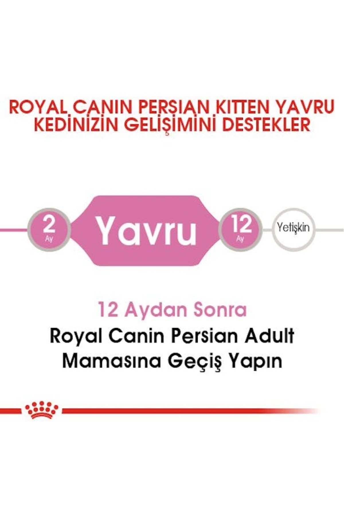 غذای خشک بچه‌گربه پرشین رویال کنین Royal Canin Persian Kitten، ۲ کیلوگرم