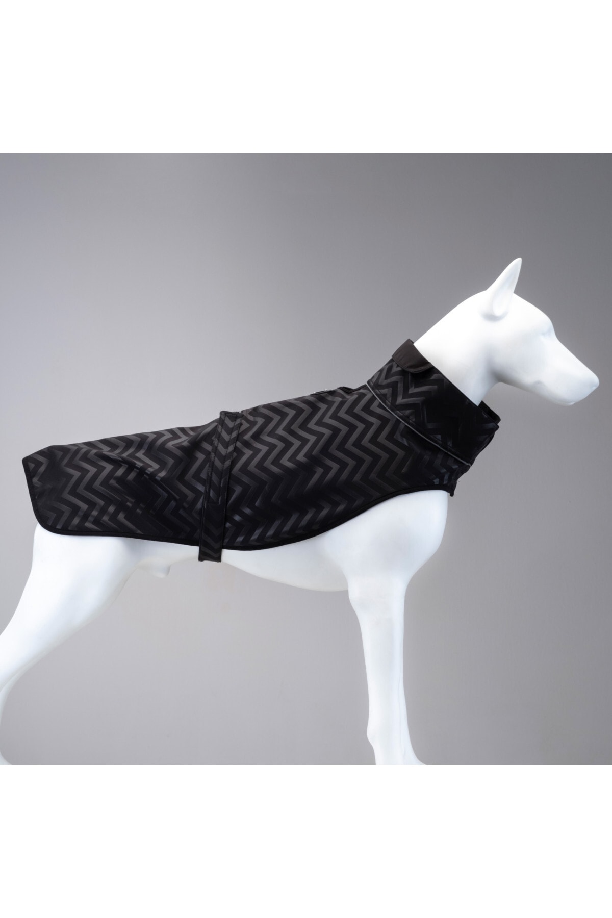 بارانی سگ Softshell Black Stripe مدل SSBLK01، مشکی، ۱۰۰٪ پلی‌استر