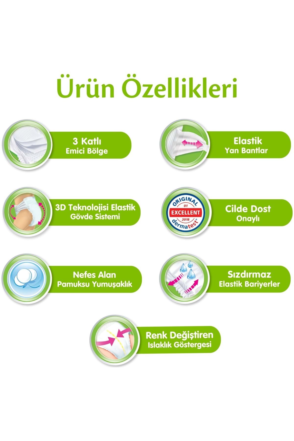 پوشک بچه سایز PURE &amp; SOFT: 1 2 5 کیلوگرم نوزاد 80 تکه جامبو اقتصادی PK اورجینال Molfix