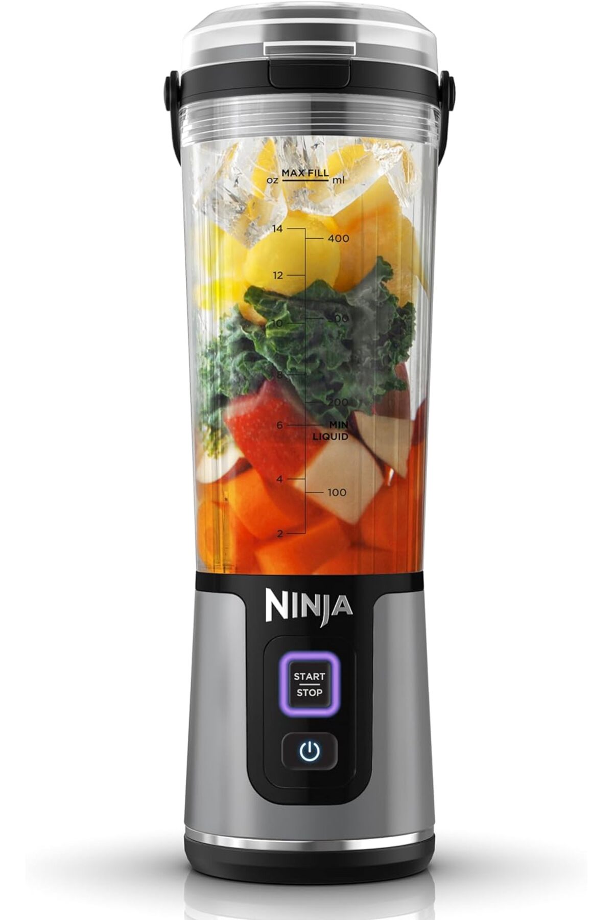مخلوط کن شخصی میکسر و اسموتی ساز بی سیم قابل حمل بلاست قدرتمند شارژ 530 میل اورجینال NINJA