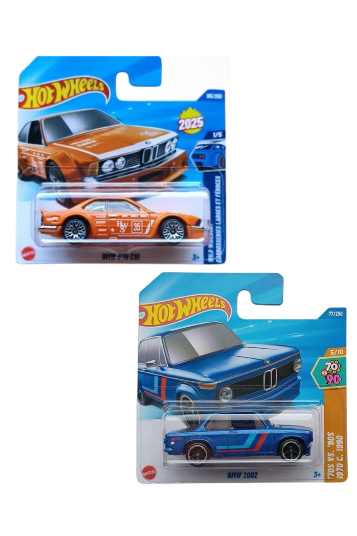 ماشین اسباب بازی BMW 635 CSI 2002 مجموعه 2 عددی از ترکیه HOT WHEELS