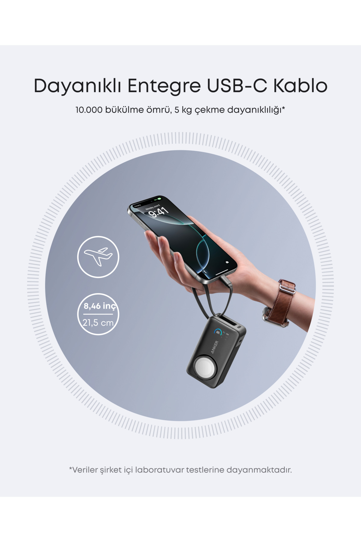 پاوربانک MAGGO 10000MH POWERBANK مشکی A1657 اورجینال Anker