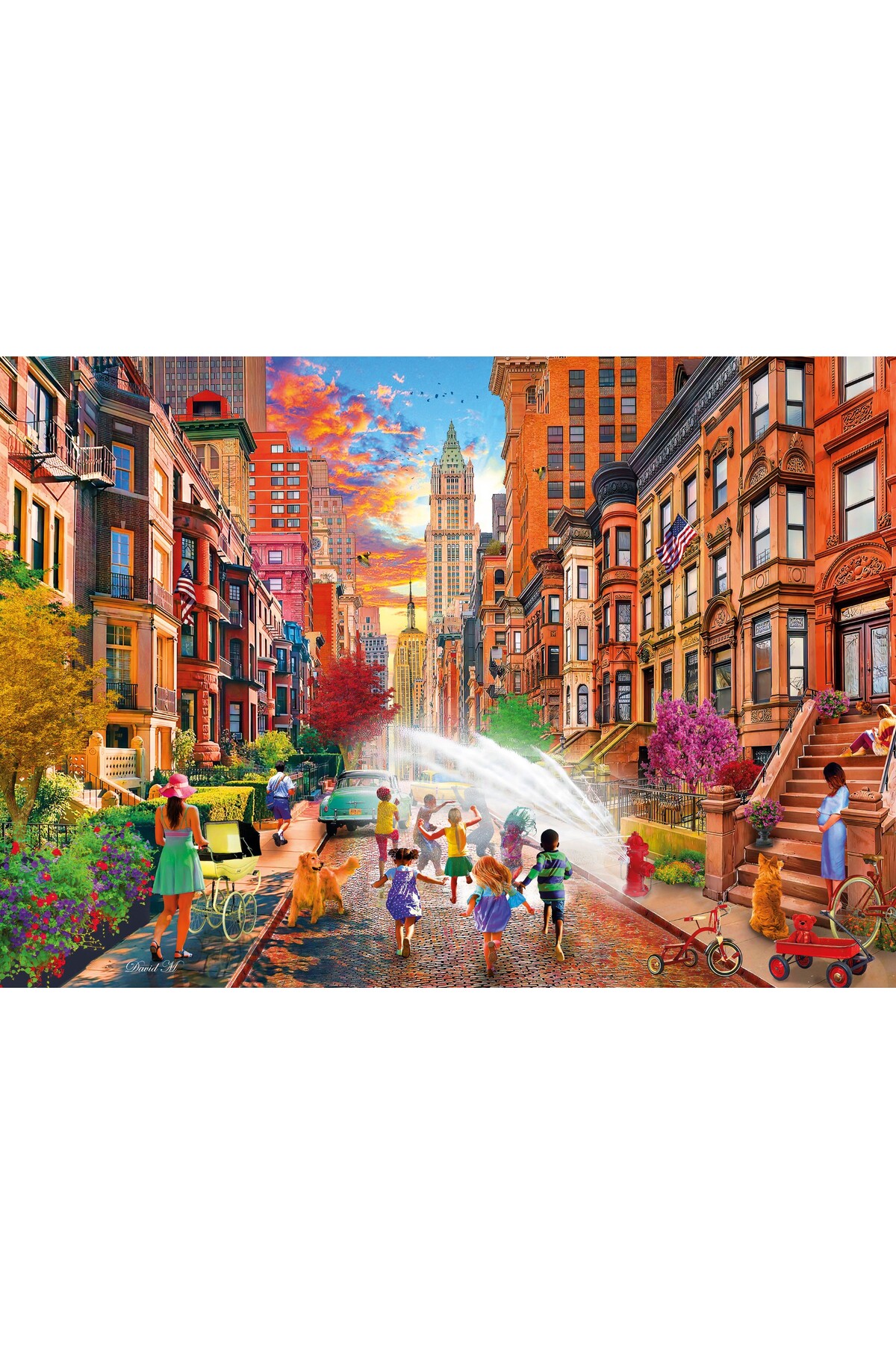 پازل روزهای گرم تابستان NYC 1000 اورجینال Ks Games