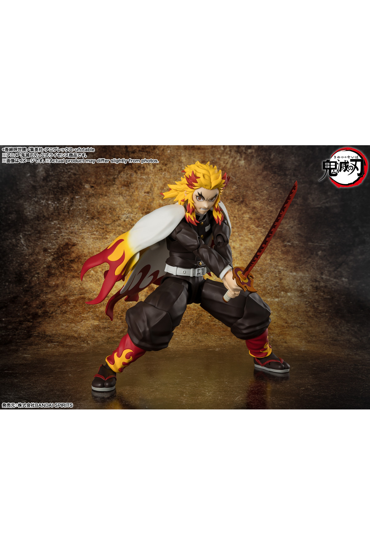 فیگور TAMASHII NATIONS DEMON SLAYER S.H.FIGUARTS KYOJURO RENGOKU ACTION FIGURE انیمه SHF از ترکیه BANDAI