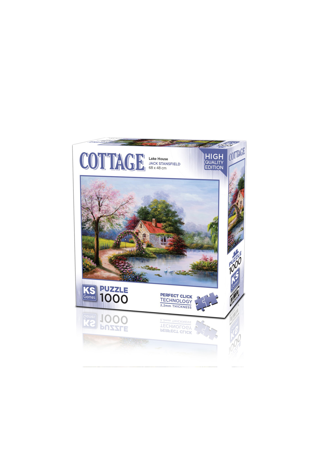 پازل KS PUZZLE 1000 PIECES LAKE HOUSE از ترکیه Ks Games