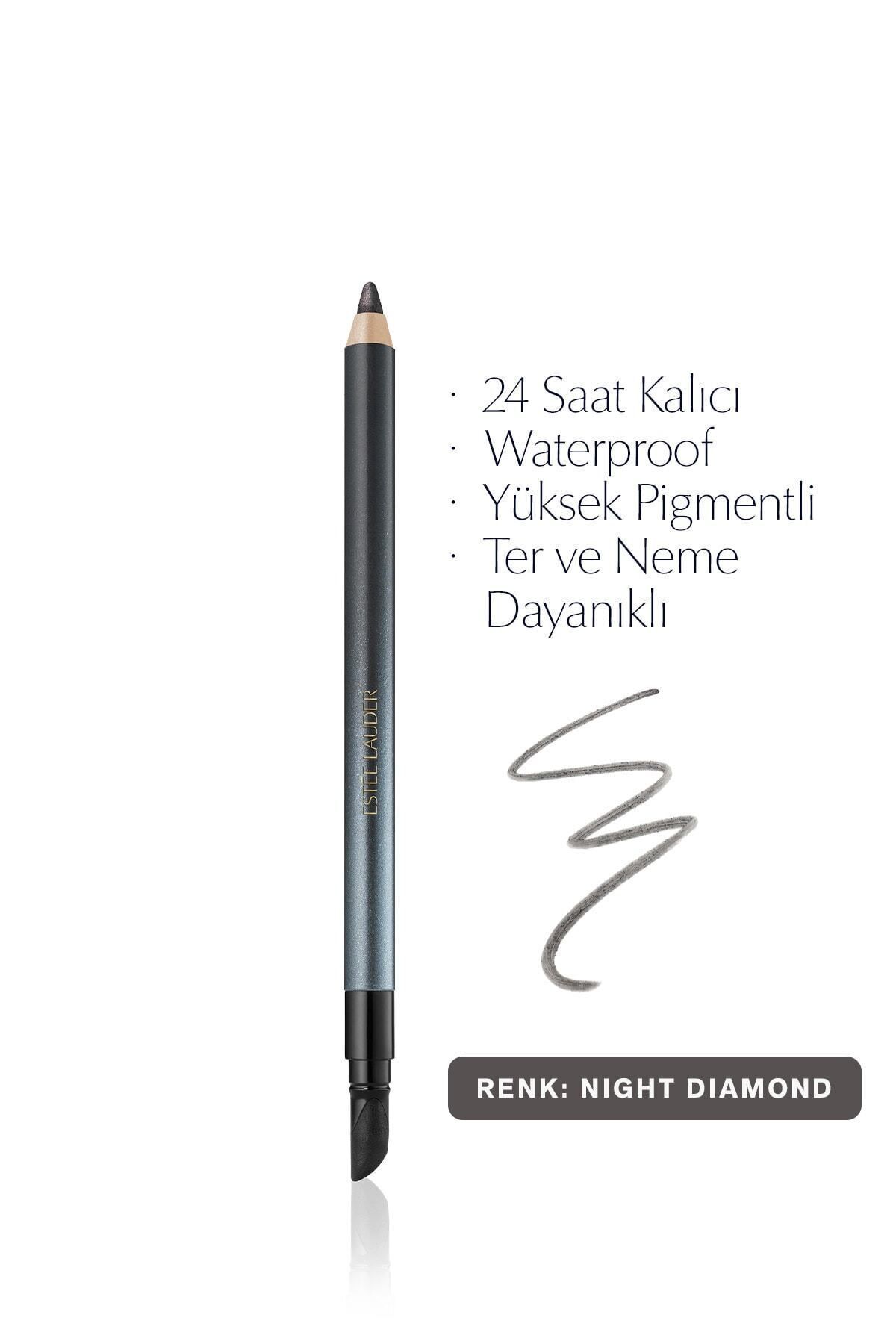 خط چشم ژل ضدآب دائمی 24 ساعته 04 سیاه استی لادر Estee Lauder