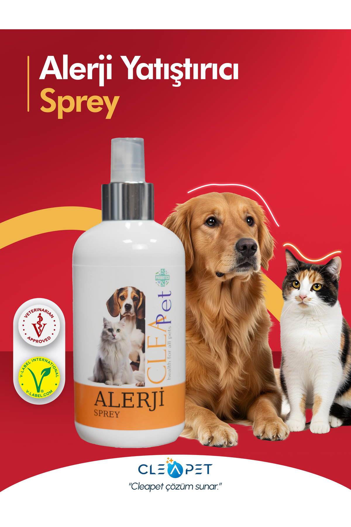اسپری آرام‌کننده آلرژی کلیپت Cleapet