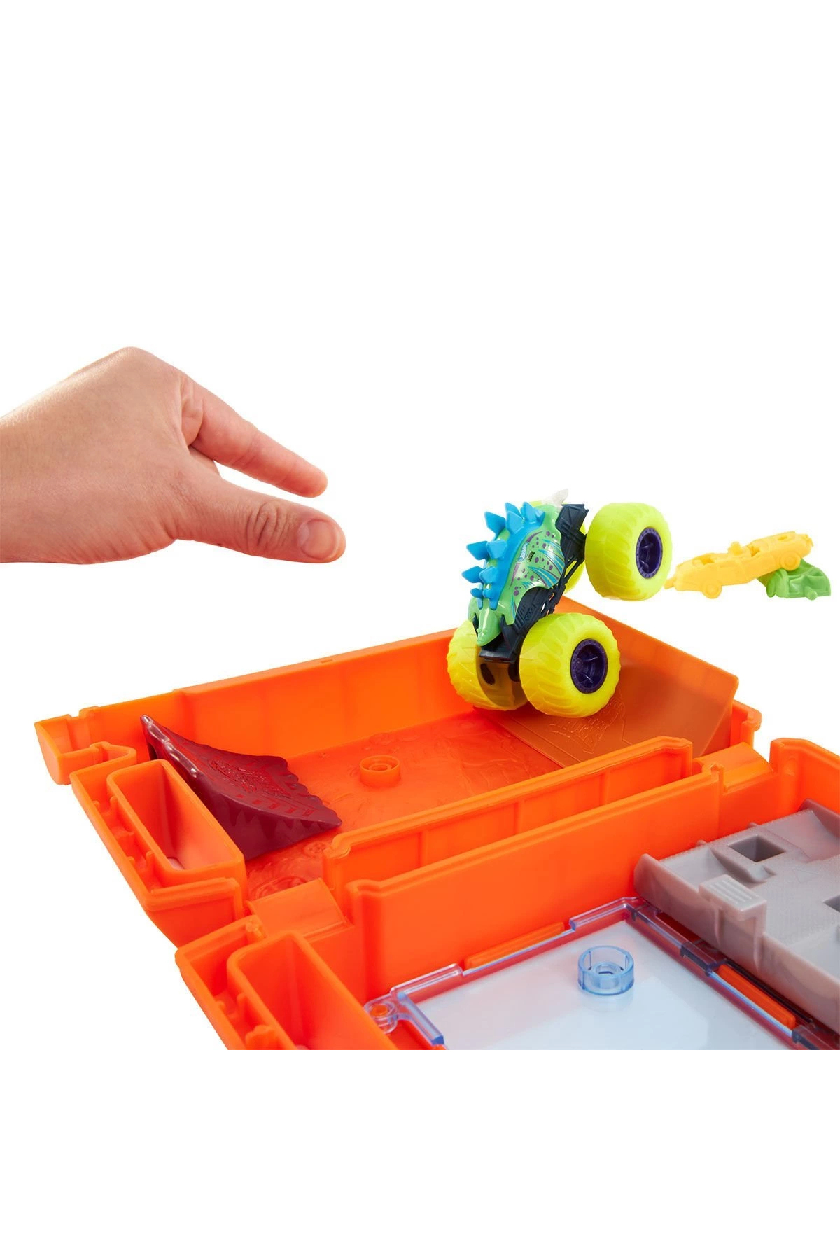ماشین اسباب بازی HXT04 HOT WHEELS TRUCKS MONSTER PORTABLE هات ویلز اورجینال HOT WHEELS