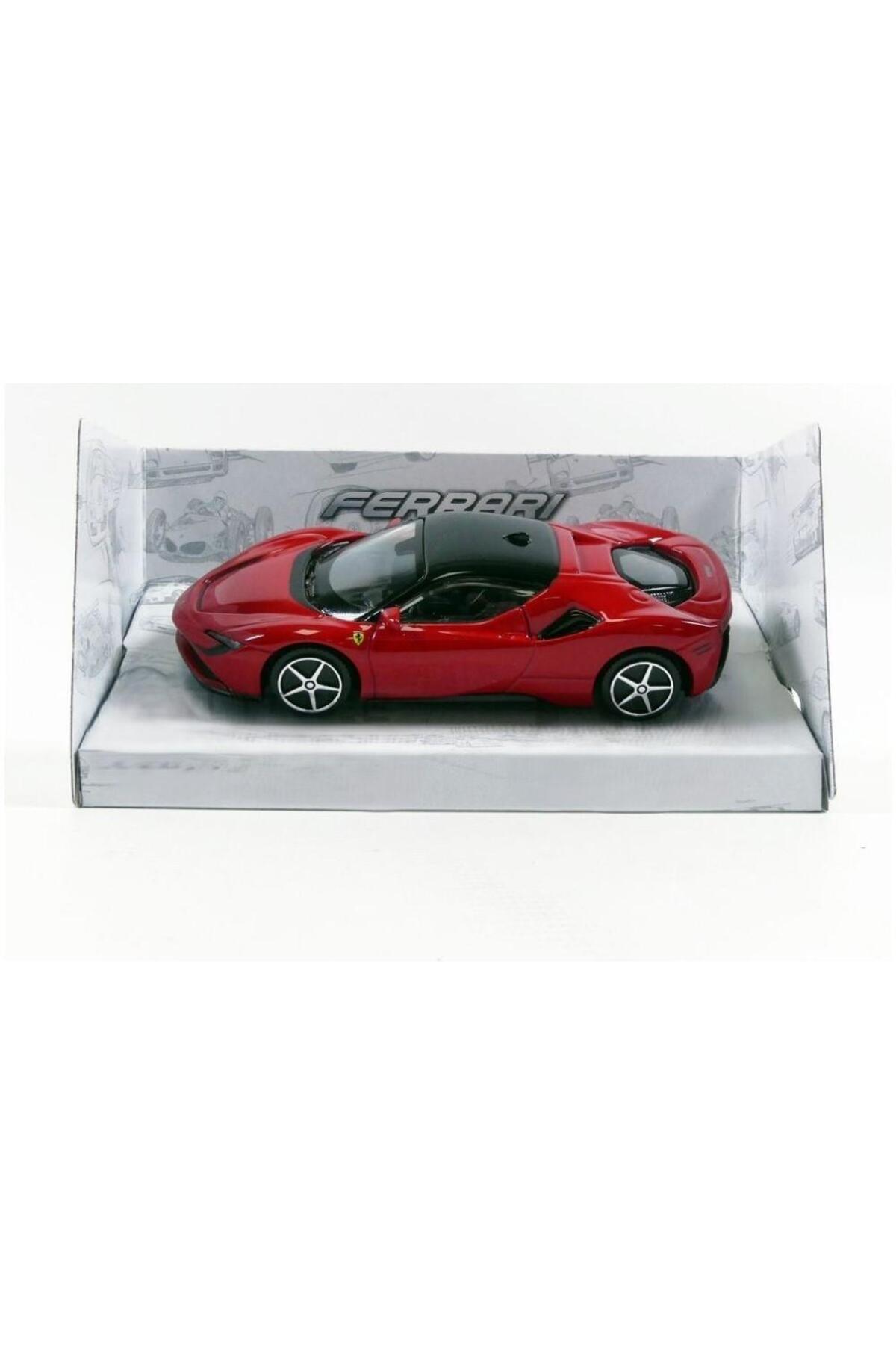 مدل خودرو ماشین فراری SF90 STRADALE BURAGO 1 43 SCALE اورجینال BBURAGO