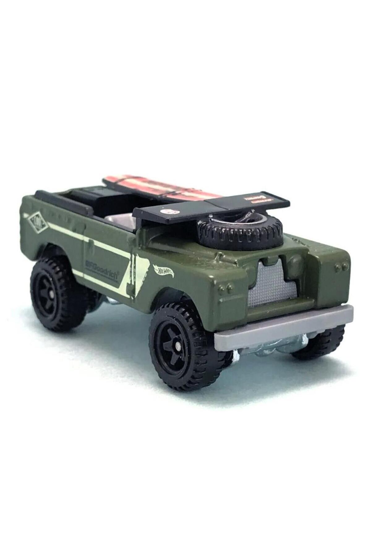 ماشین اسباب بازی اتومبیل های مجرد LAND ROVER SERIES II HKG65 هات ویلز اورجینال HOT WHEELS