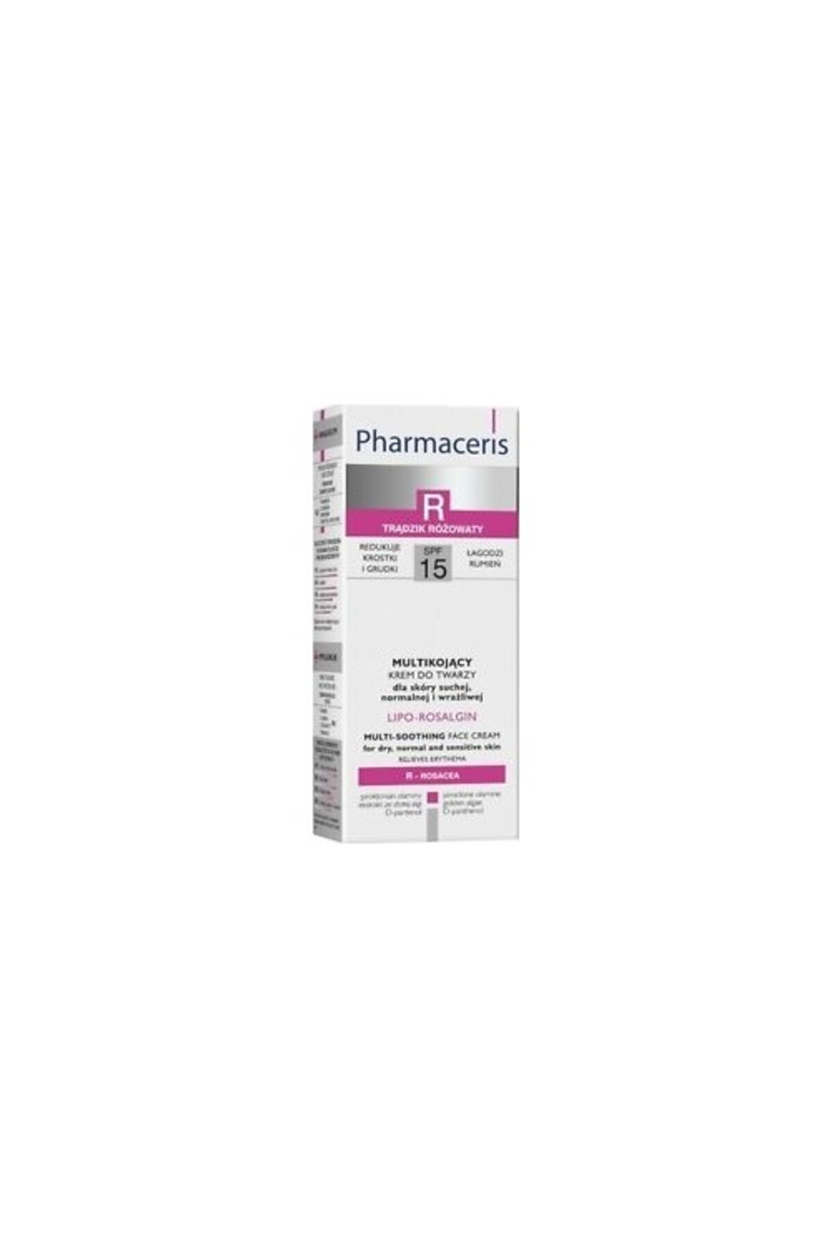 کرم صورت لیپو روزالژین برای پوست های خشک 30 میل تسکین دهنده اورجینال Pharmaceris
