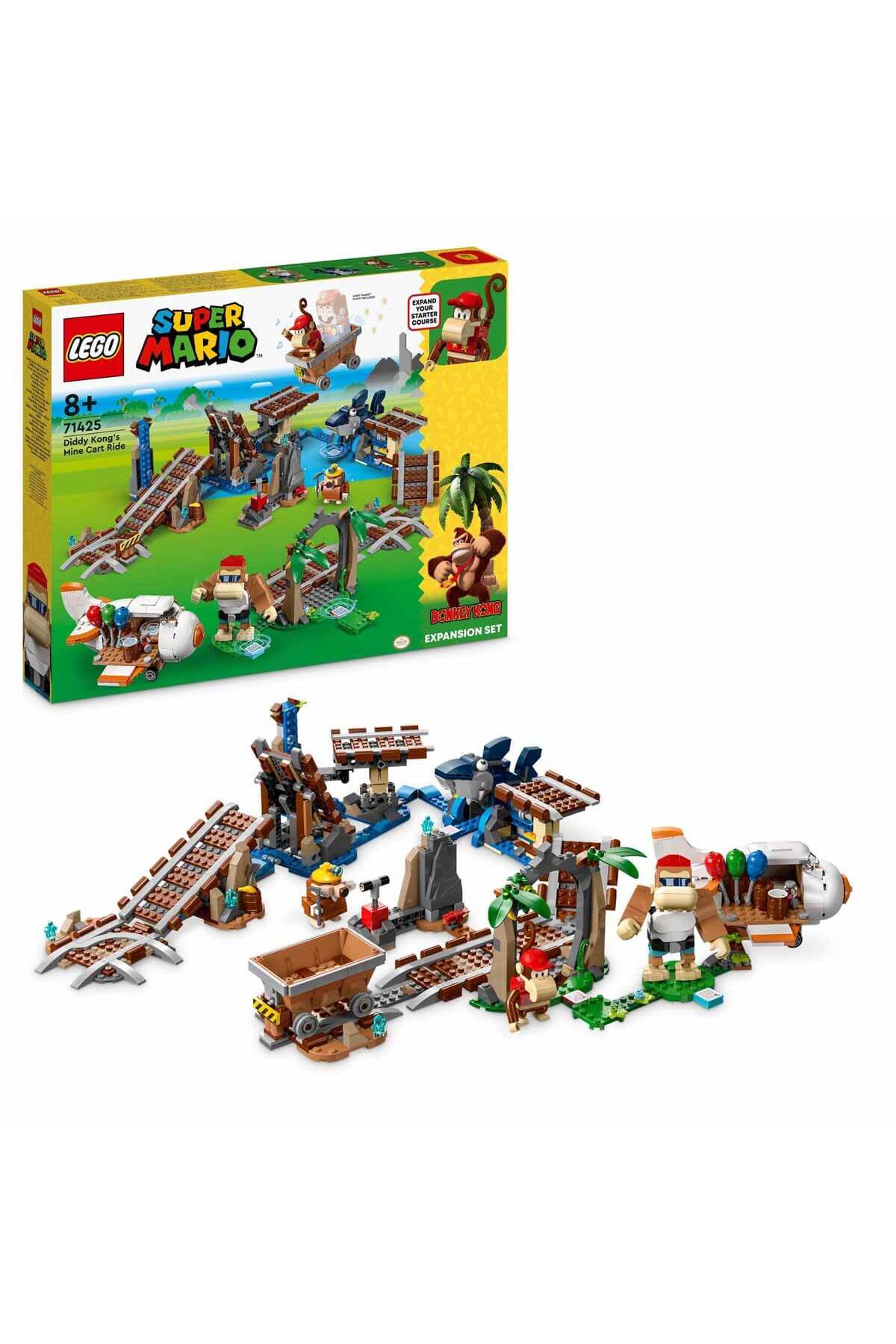 لگو و اسباب بازی های ساخت محور مجموعه 71425 سبد خرید ماین سوپر ماریو دیدی کنگ اورجینال LEGO