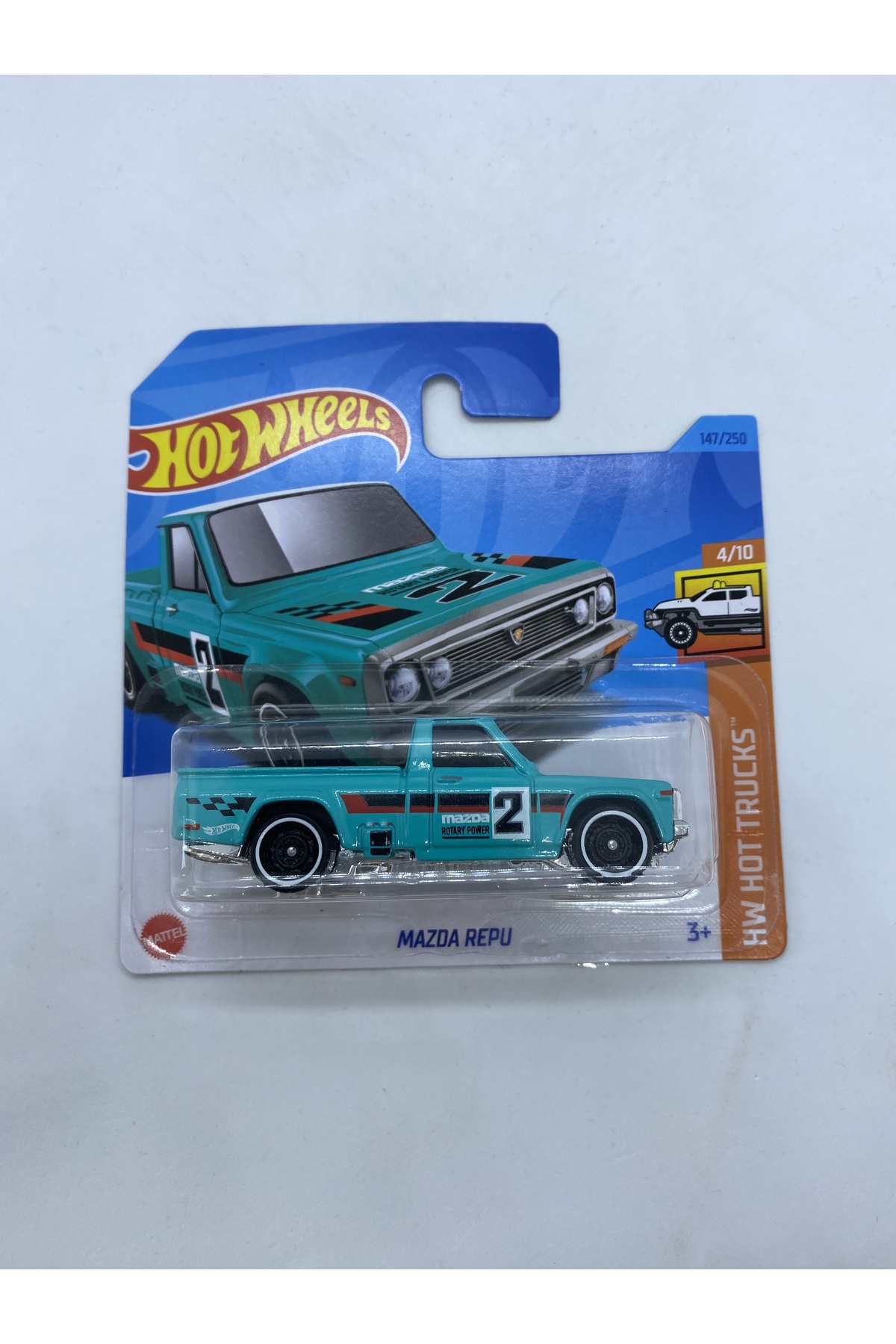 ماشین اسباب بازی فیروزه مازدا هات ویلز اورجینال HOT WHEELS