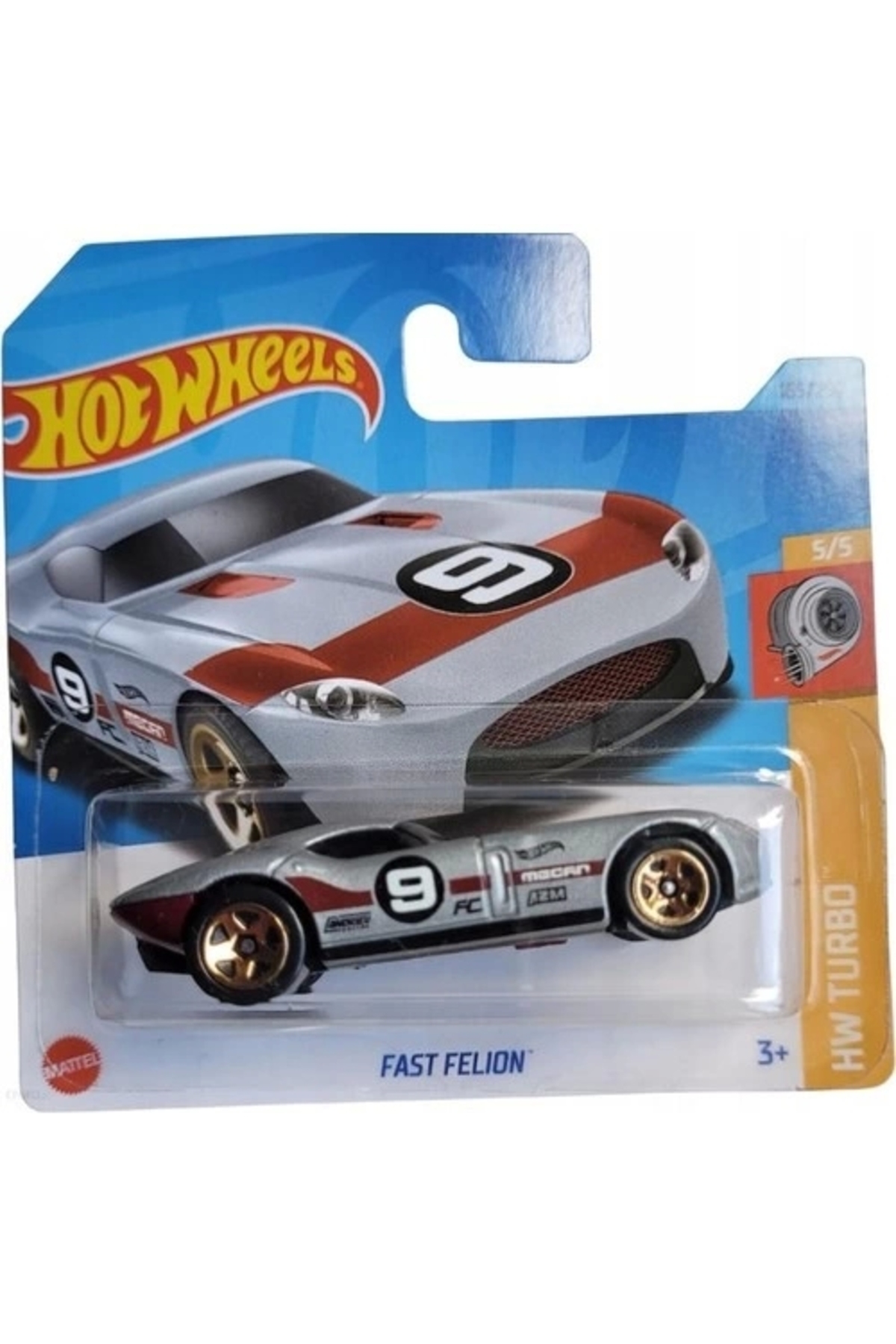 ماشین بازی هات ویلز FAST FELION HKK86 اورجینال HOT WHEELS