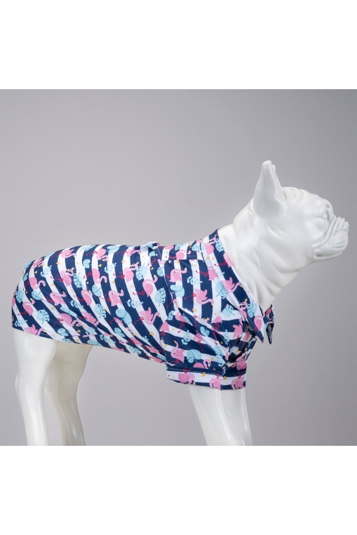 پیراهن سگ نژاد کوچک و متوسط Flamingo از لیندو داگز Lindodogs، مدل FG101، آبی