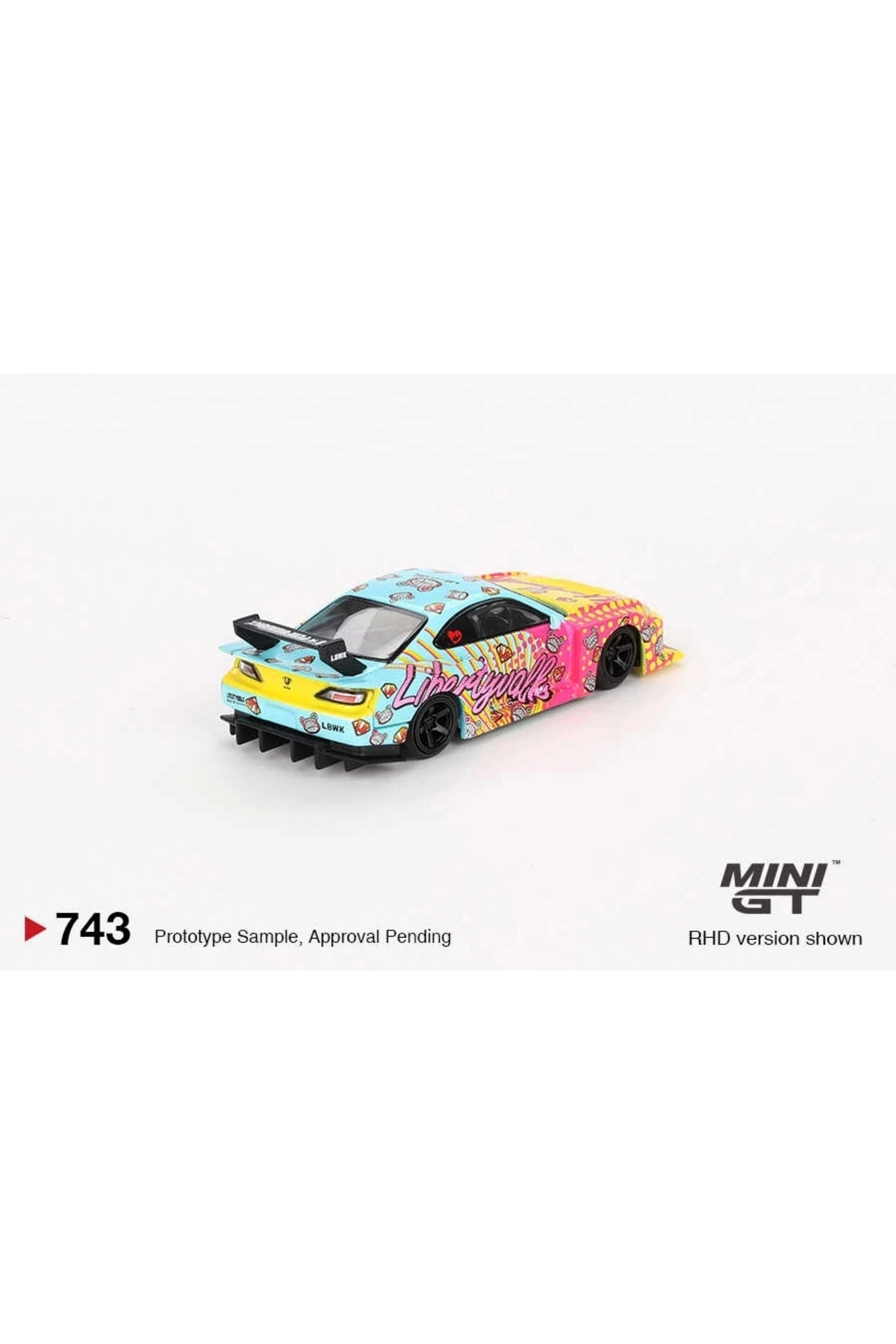 مدل خودرو 1 64 نیسان LB SUPER SILHOUETTE S15 SILVIA LBWK KUMA MGT00743 اورجینال mini gt