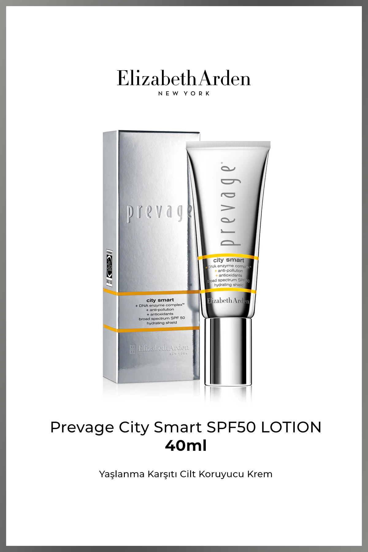 Elizabeth Arden مرطوب کننده چهره با SPF50 Prevage City Smart 40 میلی لیتر