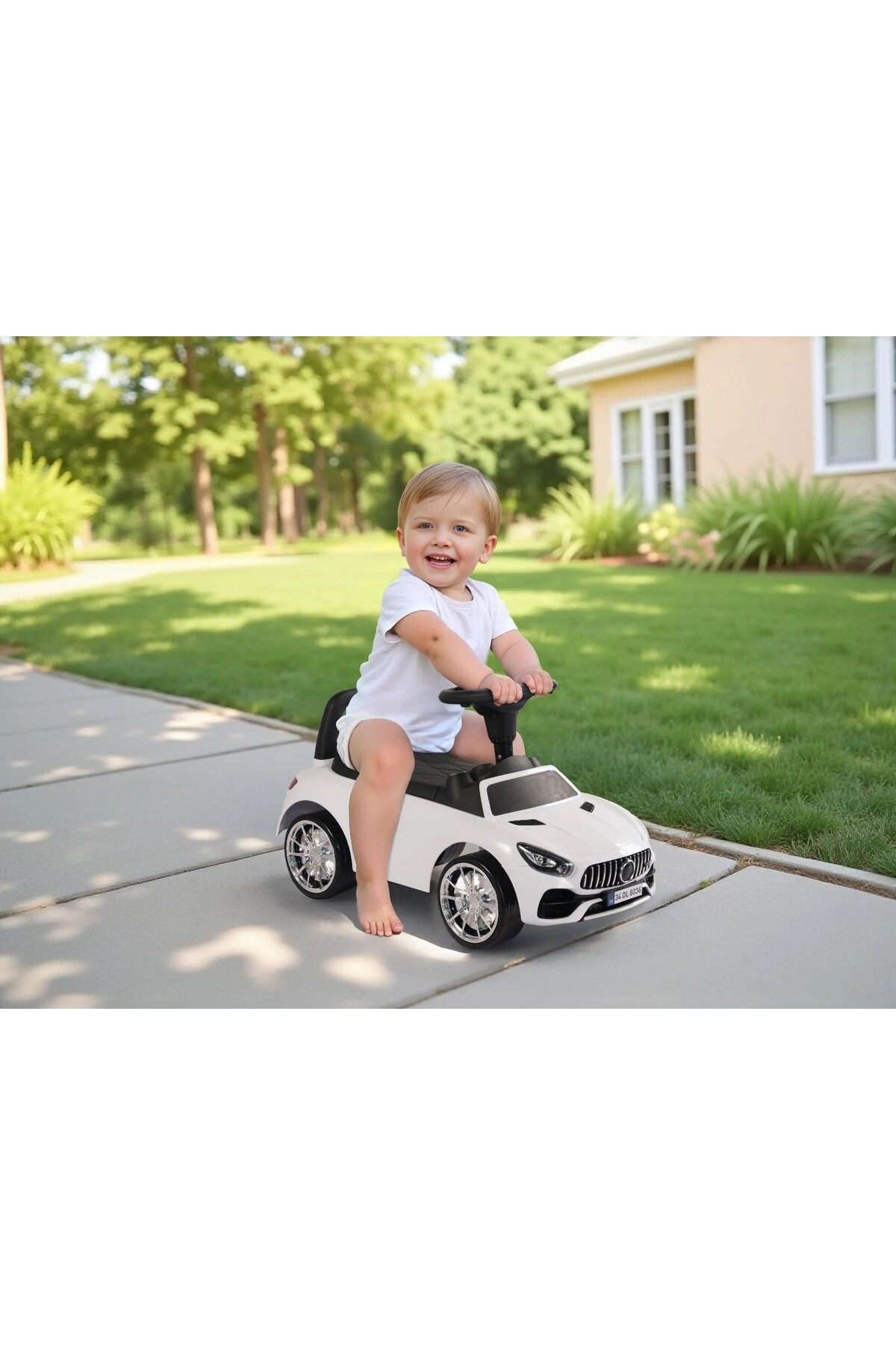 اسکوتر کودکان BINGIT MY FIRST CAR RIDE ON اسباب بازی سواری با موسیقی هورن 1+ سال DOLU TOY FACTORY