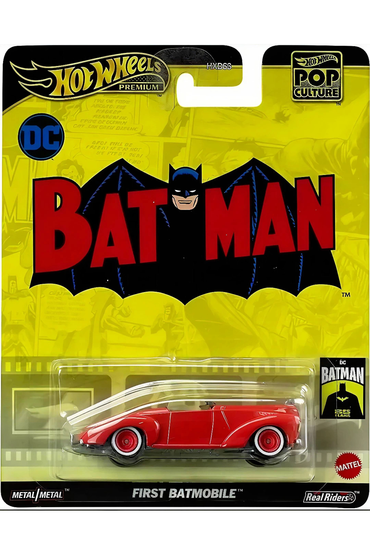 مدل خودرو HOT WHEELS PREMIUM CULTURE POP BATMAN اورجینال Hotwhells