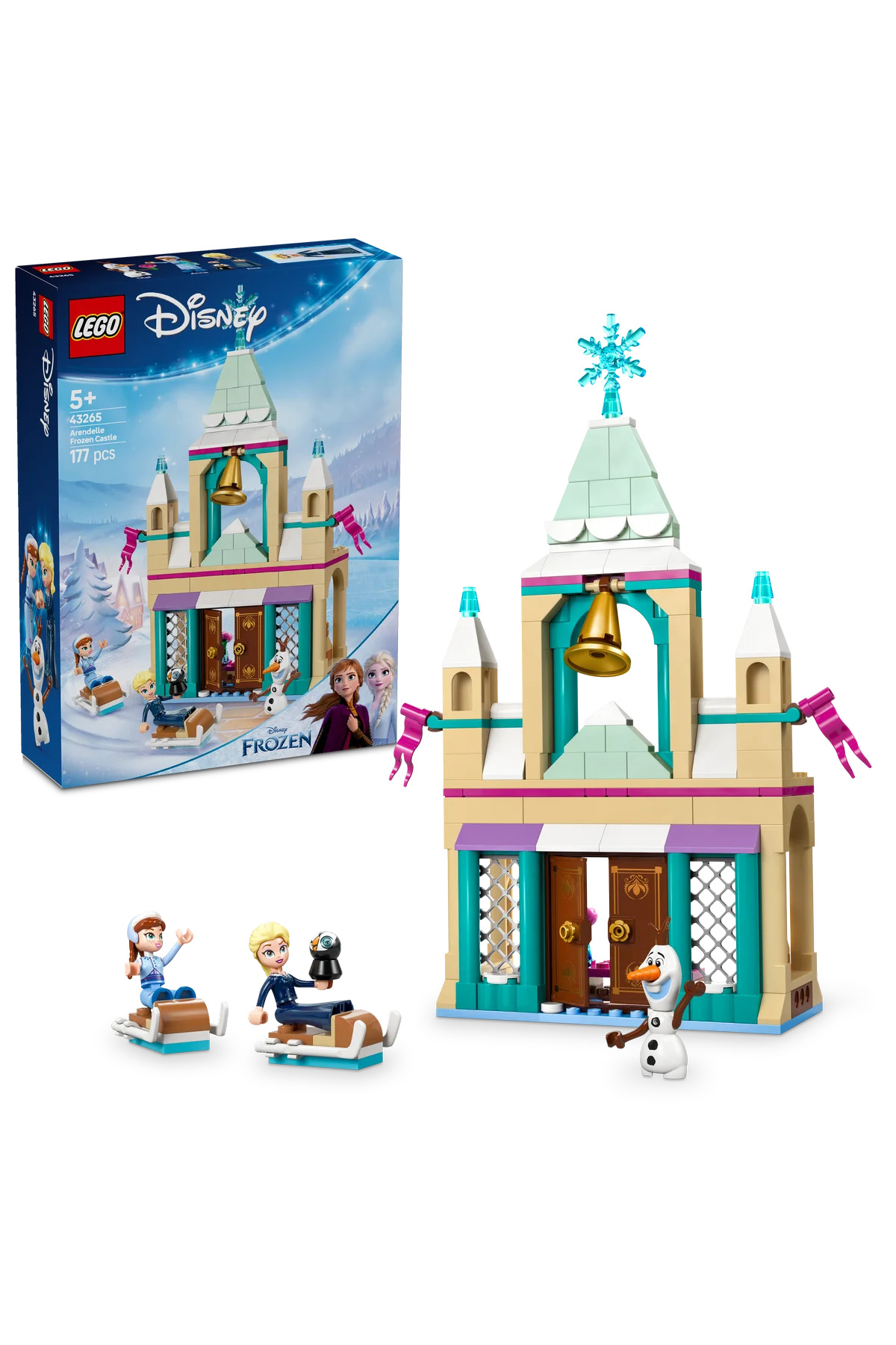 لگو و اسباب بازی های ساخت محور ® ǀ DISNEY ARENDELLE FROZEN CASTLE 43265 5+ ست ساختمان 177 قطعه اورجینال LEGO