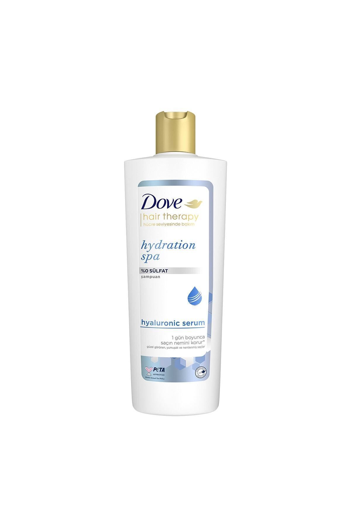 شامپو مراقبت مو بدون سولفات مدل Hydration Spa با حجم 350 میلی لیتر داو Dove