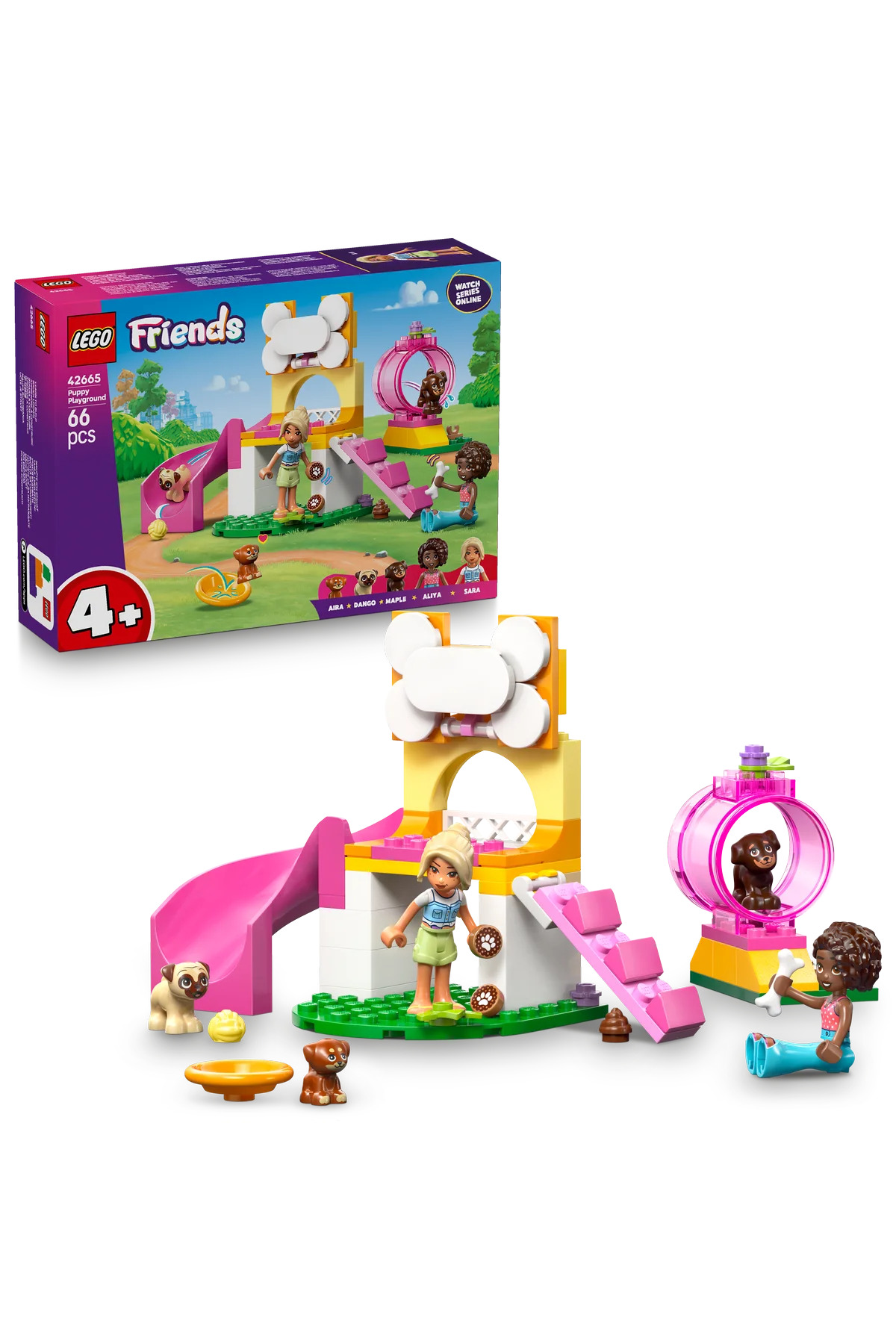 لگو و اسباب بازی های ساخت محور ® FRIENDS PUPPY PLAYPEN 42665 مجموعه ساز خلاقانه برای کودکان 4+ 66P اورجینال LEGO