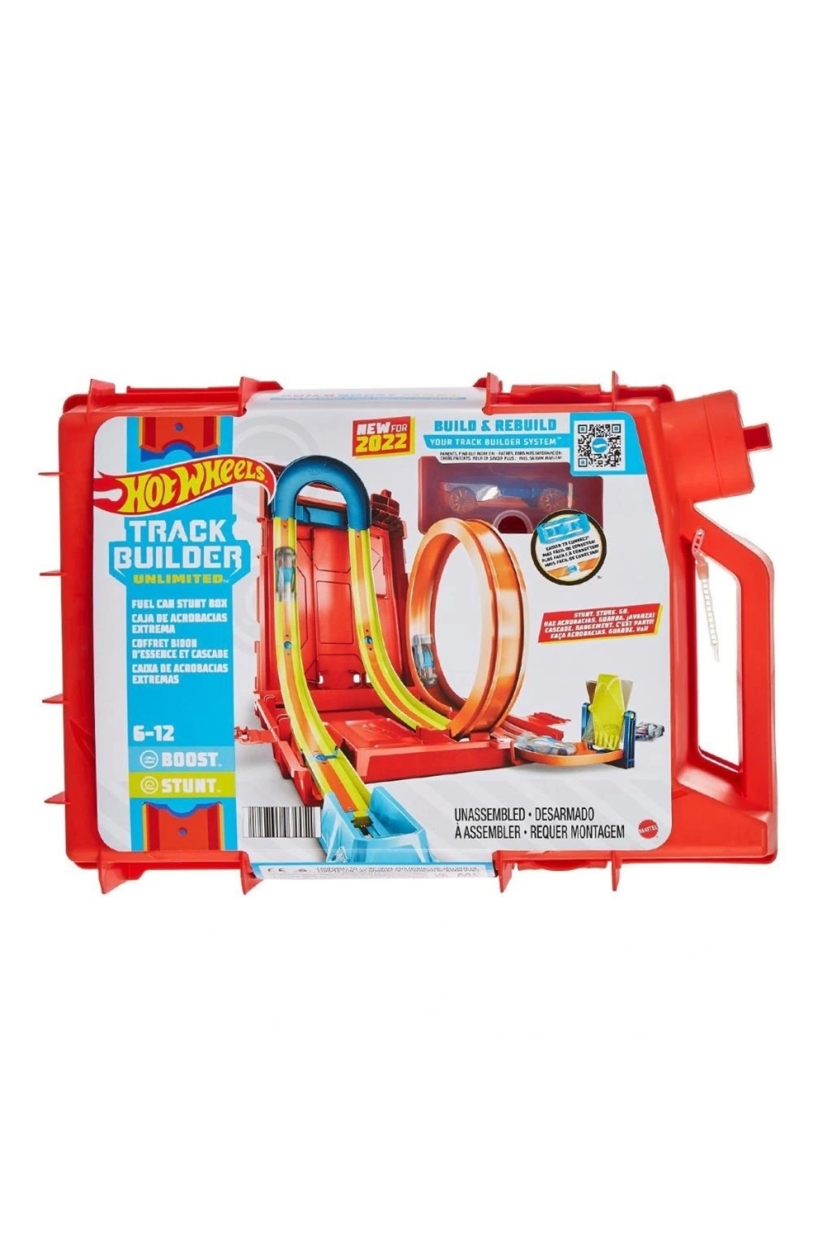 ست وسیله نقلیه مجموعه شیرین کاری گاز نسی ورلد HDX78 HW TRACK BUILDER, BUILDER از ترکیه HOT WHEELS