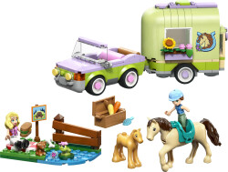 مجموعه ساختنی اسب و کره‌اسب با تریلر لگو LEGO فرندز Friends مدل 42695، ۲۷۹ قطعه، حداقل سن ۷ سال