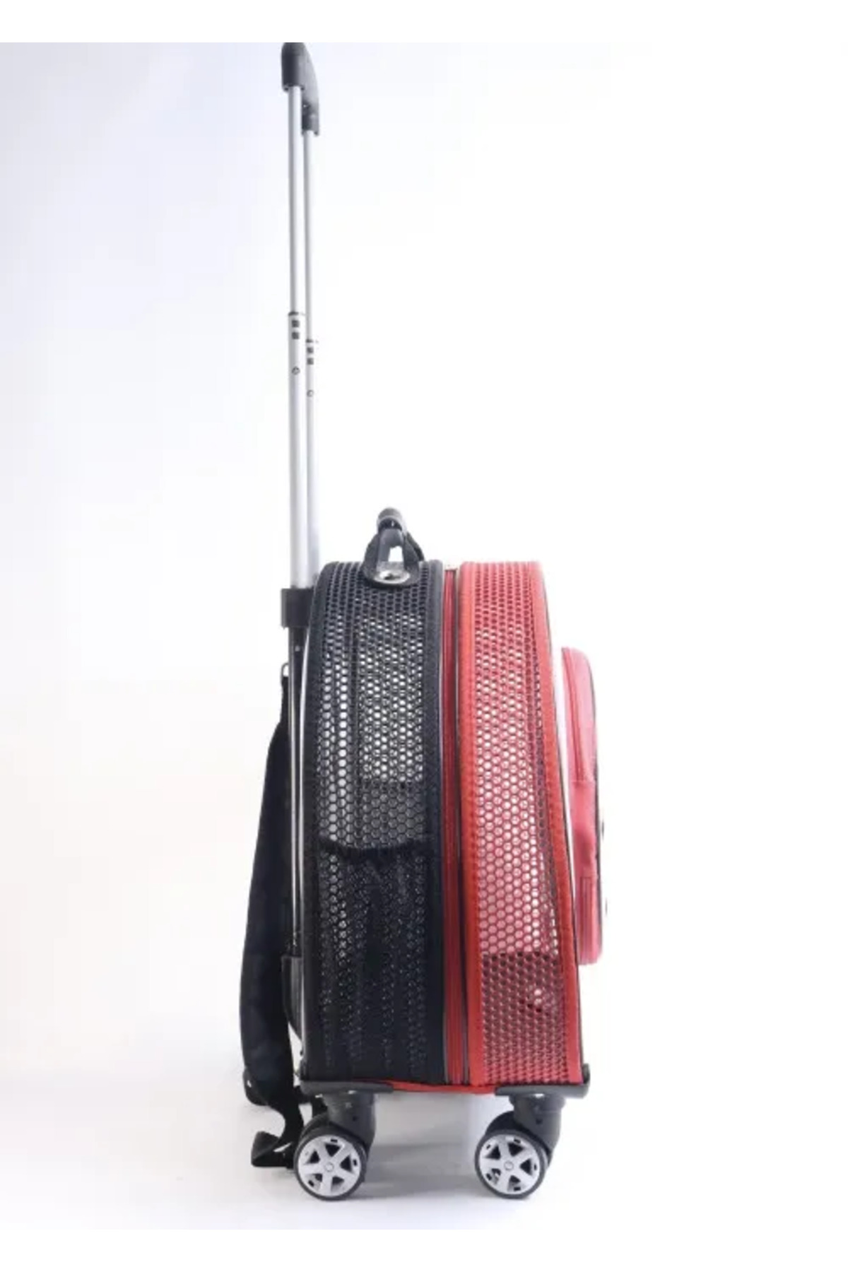 کیف حمل مشبک کوچک گربه و سگ میگنو Migno مدل FLL0014، مشکی و قرمز
