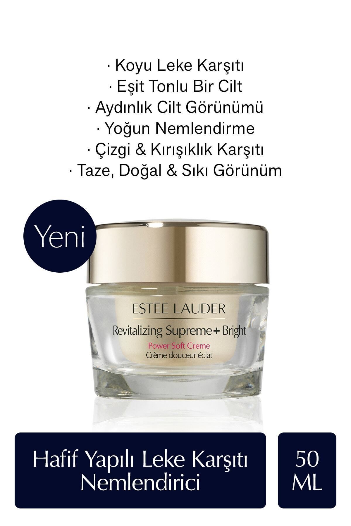 کرم مرطوب کننده ضد لک روشن REVITALIZING SUPREME+ BRIGHT LIGHTLY موثر 50 میلی لیتر رنگ: آیوری استی لادر Estee Lauder