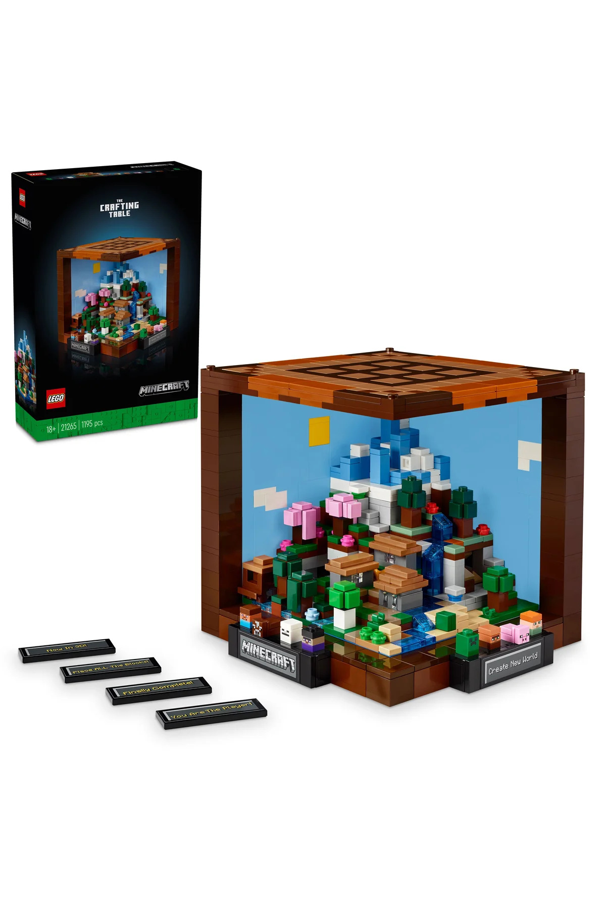 لگو و اسباب بازی های ساخت محور ® MINECRAFT® ITEM CRAFTING TABLE 21265 18+ ست ساختمان مدل خلاق 1195 قطعه اورجینال LEGO