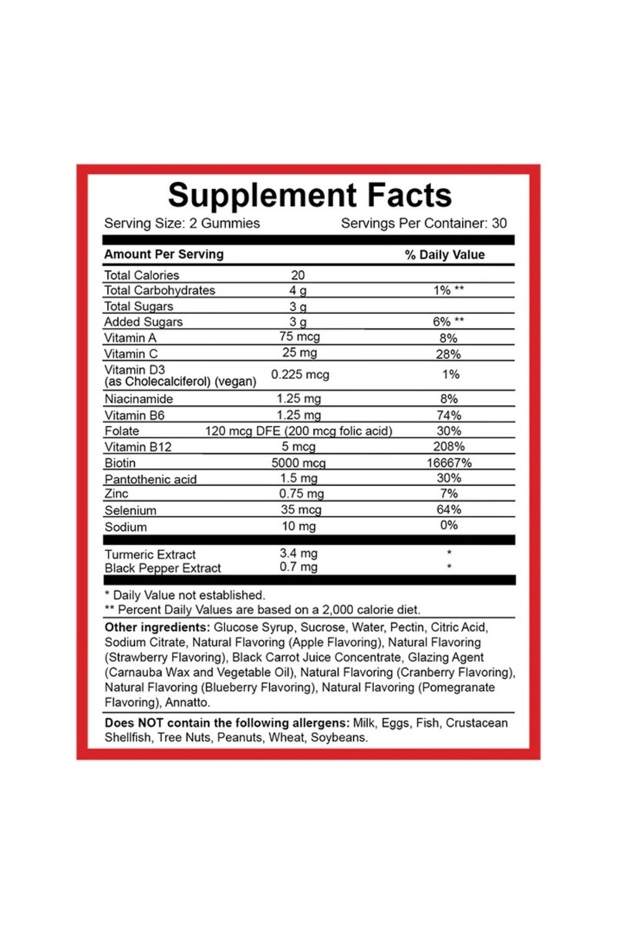 ویتامین مو GUMMY STARS VEGAN 60 HAIR VITAMIN HAIRtamin