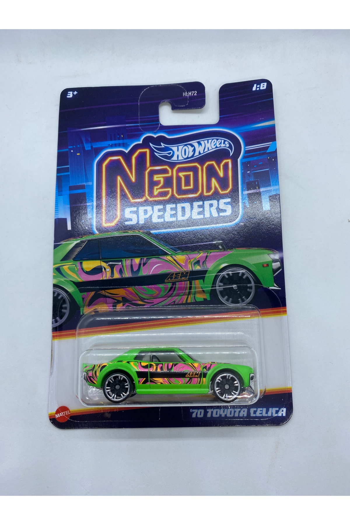 مدل خودرو 70 TOYOTA CELICA NEON SPEEDERS هات ویلز اورجینال HOT WHEELS