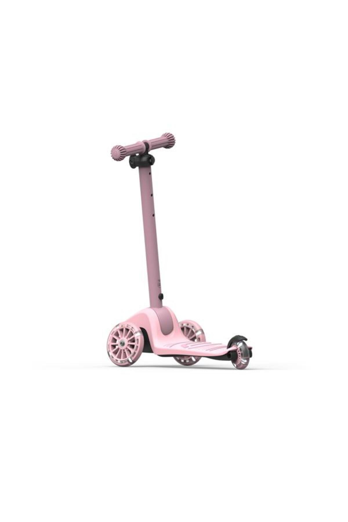 اسکوتر کودکان HIGHWAYKICK 3S KIDS SCOOTER ROSE با چرخ های LED تاشو و قابل تنظیم SCOOT AND RIDE