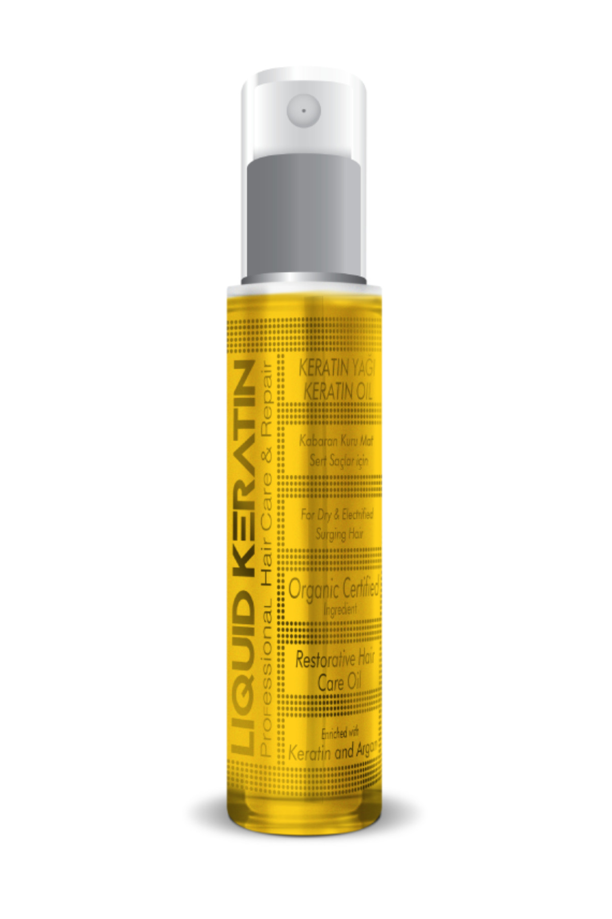سرم و روغن مو کراتین برای موهای خشک وز شده 50 میل Liquid Keratin