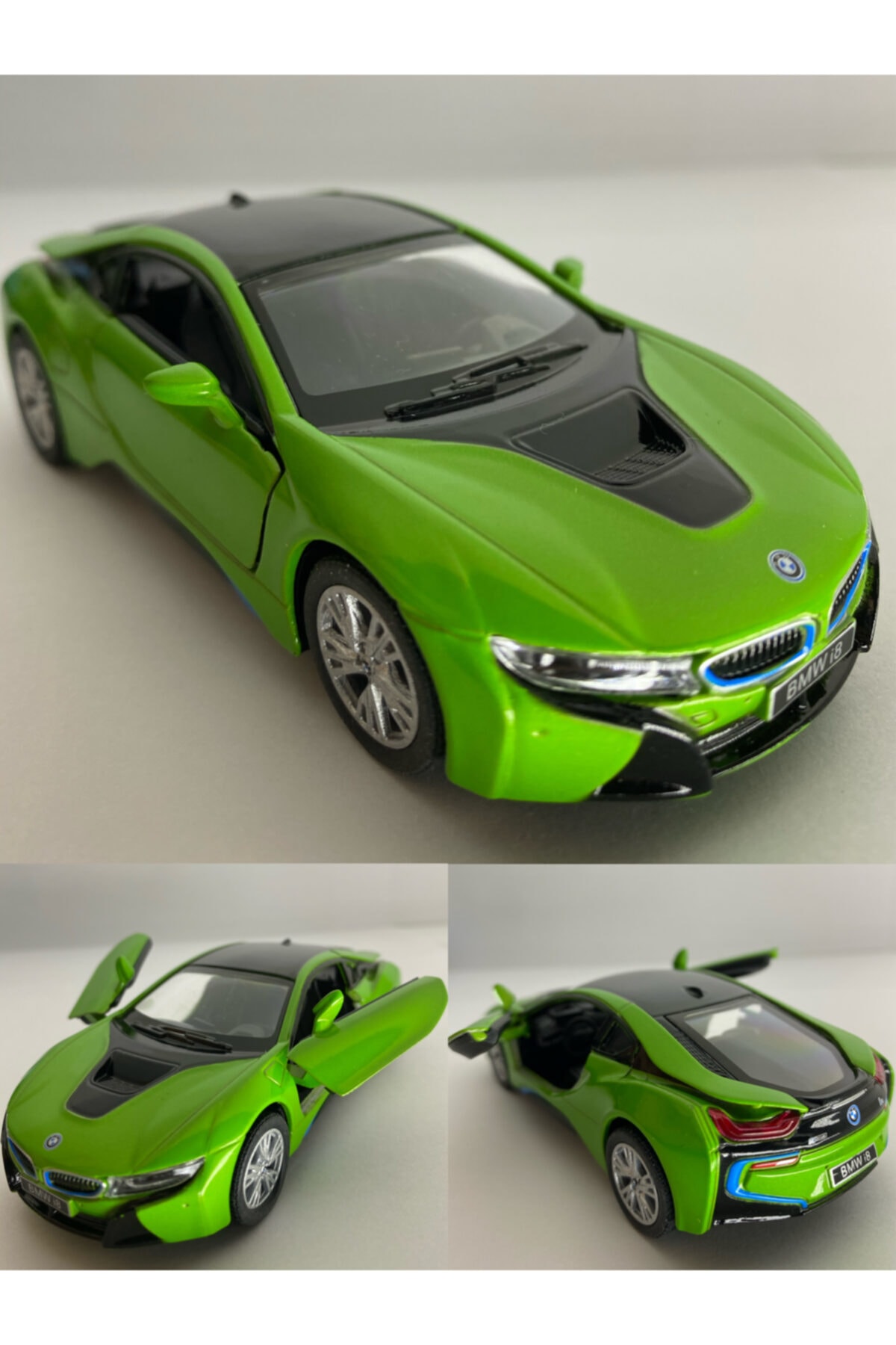 مدل خودرو ماشین اسباب بازی فلزی BMW I8 چک و دارای مجوز DROP اورجینال Diecast