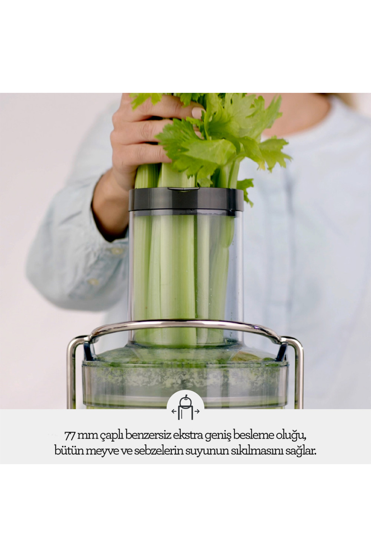 آب میوه و سبزی گیری آبمیوه سرد BJE430 NUTRI JUICER® اورجینال Sage