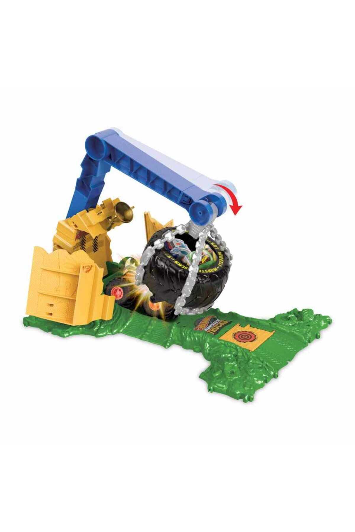 ست وسیله نقلیه چالش RHINOMITE در MONSTER TRUCKS ARENA MTL HTP18 از ترکیه HOT WHEELS