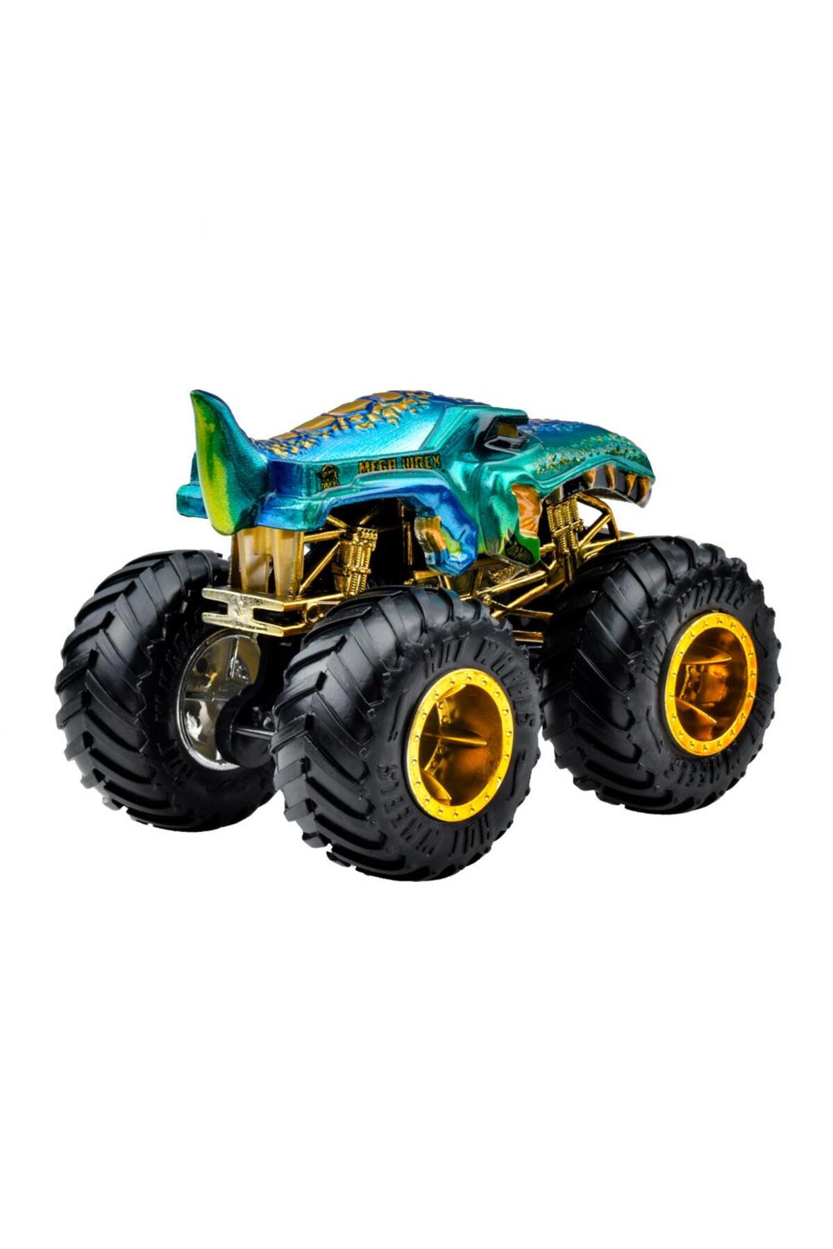ماشین اسباب بازی MONSTER TRUCKS BIGFOOT TROPHY CHAMPIONS SERIES MEGA WREX هات ویلز اورجینال HOT WHEELS