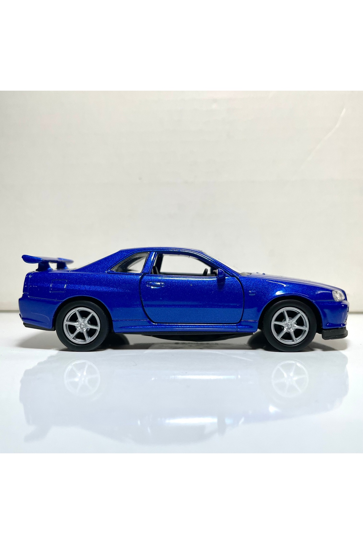 مدل خودرو NISSAN SKYLINE GTR R34 1 36 SCALE WELLY DIECAST METAL CAR TOY اورجینال WELLY