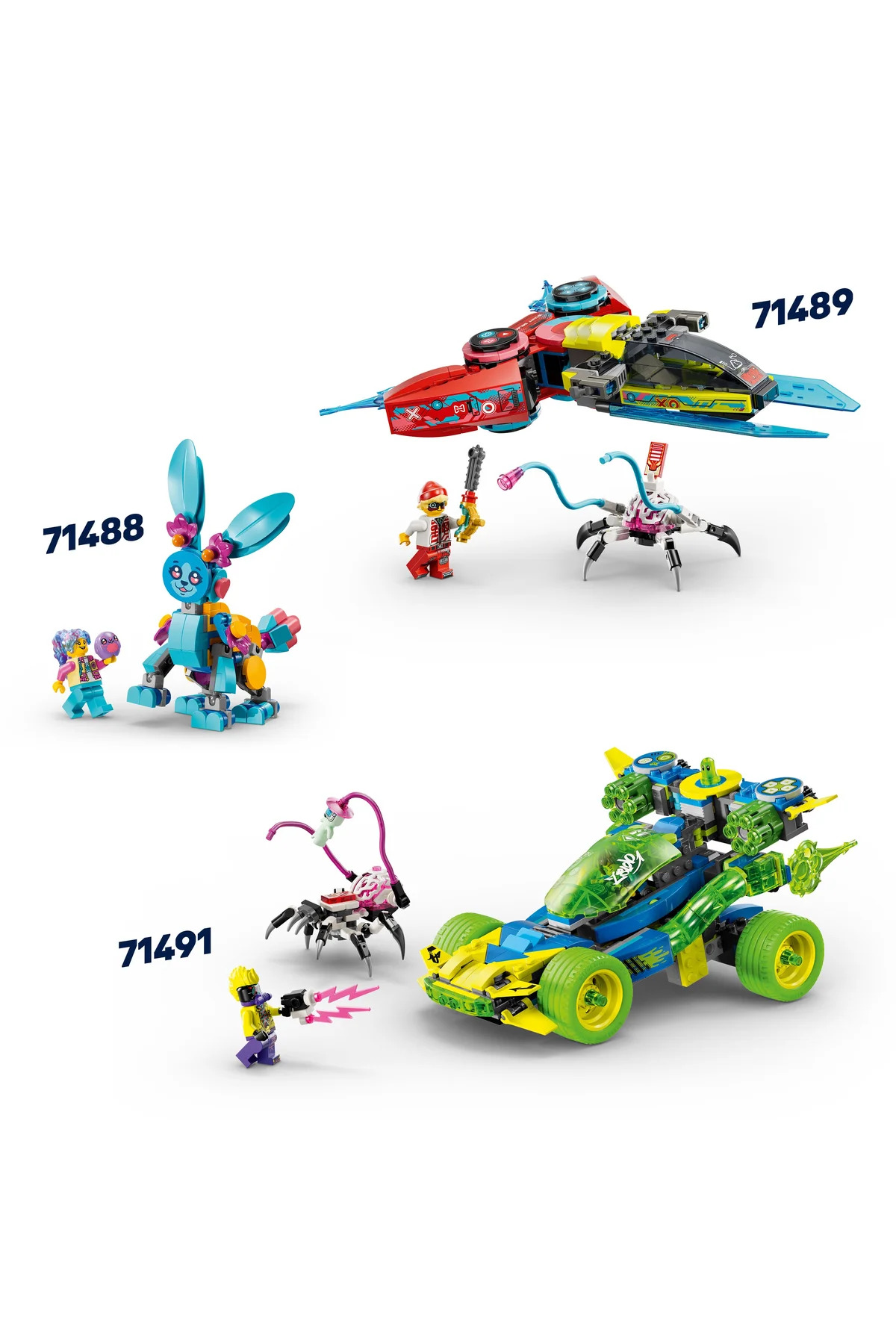 لگو و اسباب بازی های ساخت محور ® DREAMZZZ™ Z BLOB'S ROBOT AND VEHICLE ADVENTURES 71487 7+ ست ساختمان خلاق 121PR از ترکیه LEGO