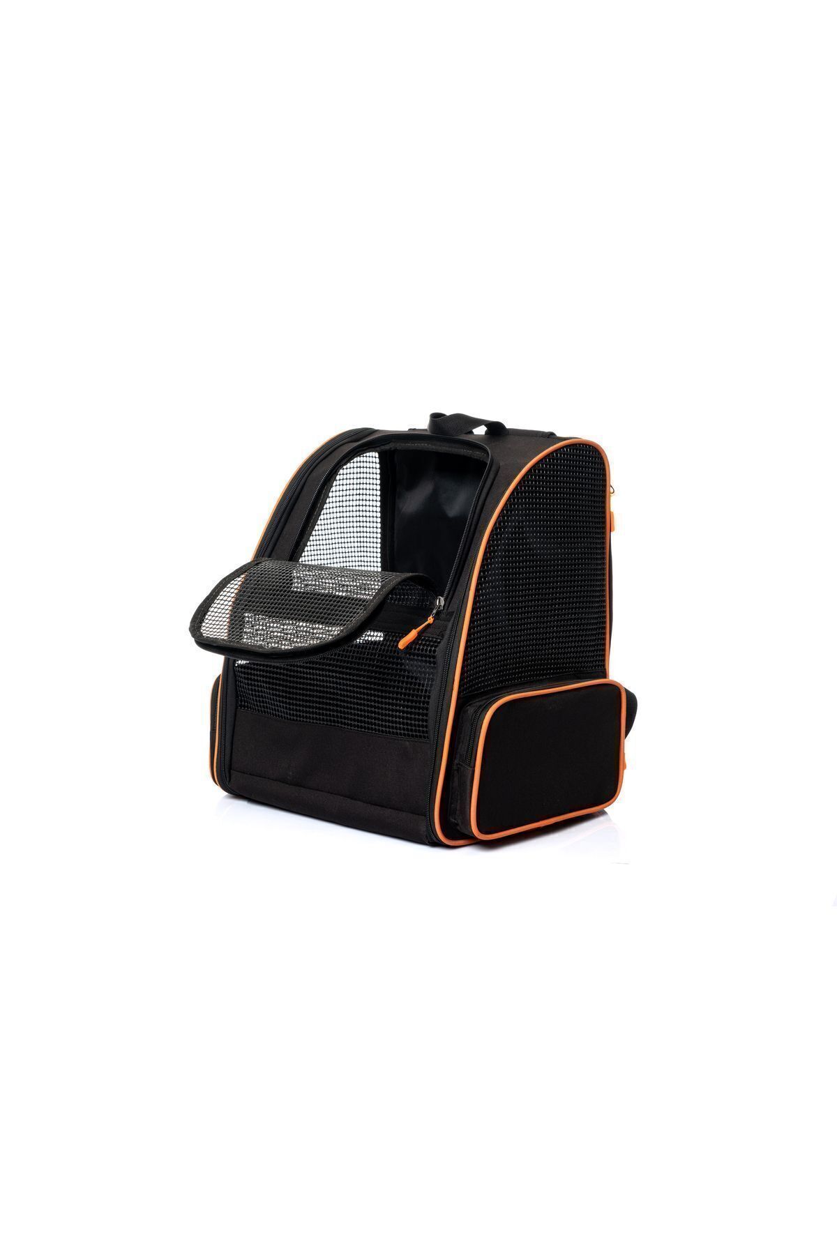 کیف حمل گربه و سگ بریو پاوز BRAVE PAWS مدل BRV102، مشبک پلاستیکی، مشکی