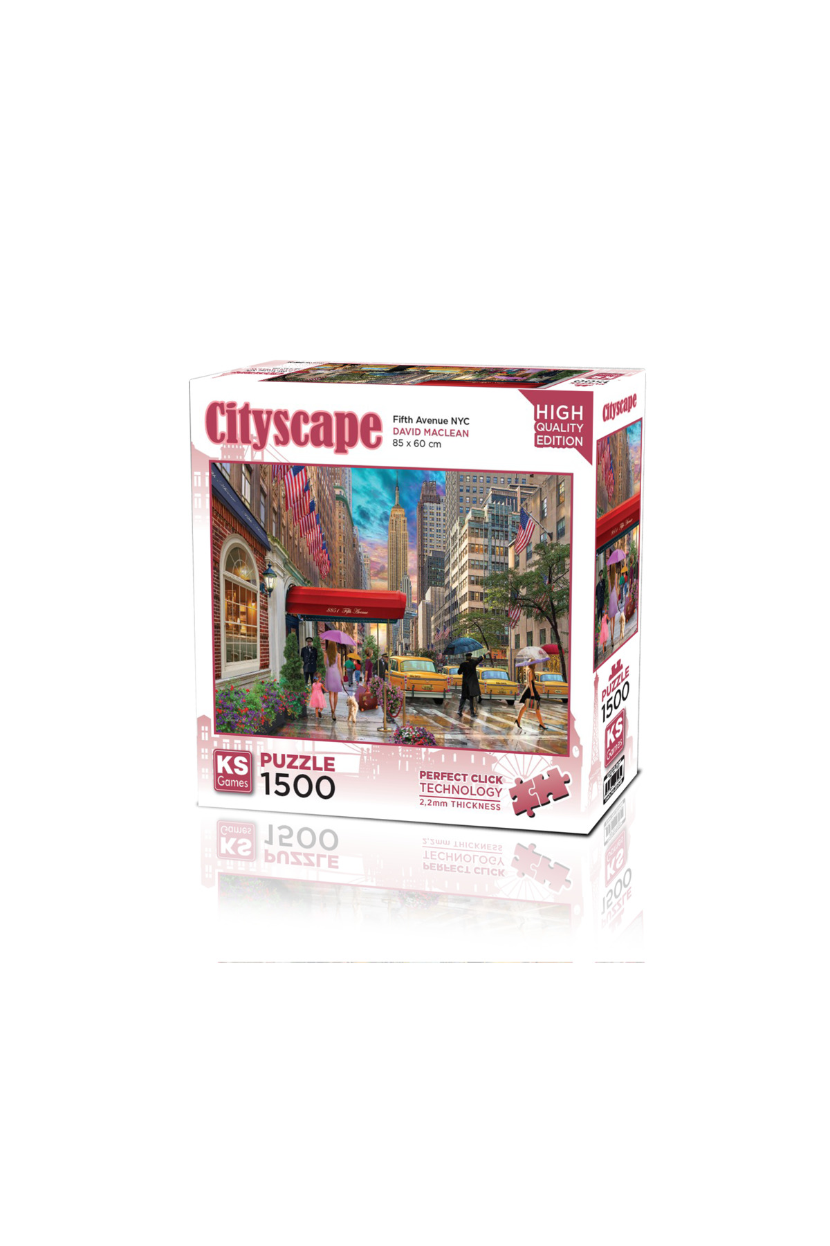 پازل 1500 قطعه نیویورک 5. خیابان دیوید مک لین اورجینال Ks Games
