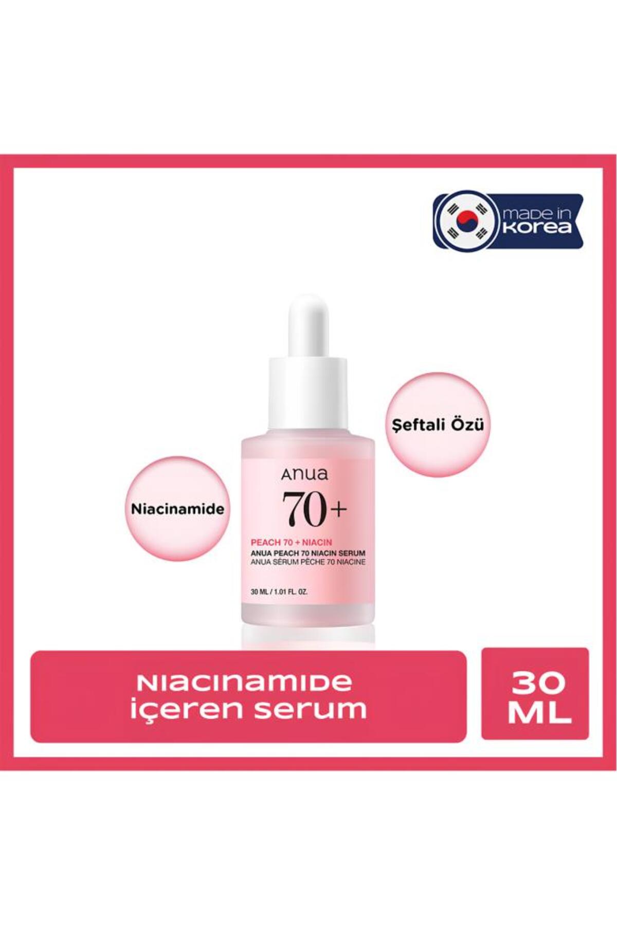 سرم صورت Peach 70 Niacin آنوا ANUA، ۳۰ میلی‌لیتر