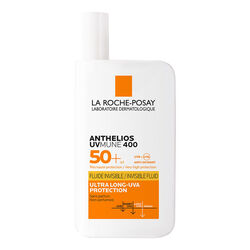 کرم ضدآفتاب صورت لاروش پوزای La Roche Posay آنتلیوس Anthelios UVmune400 Invisible Fluid SPF 50+، بی‌رنگ، ۵۰ میلی‌لیتر