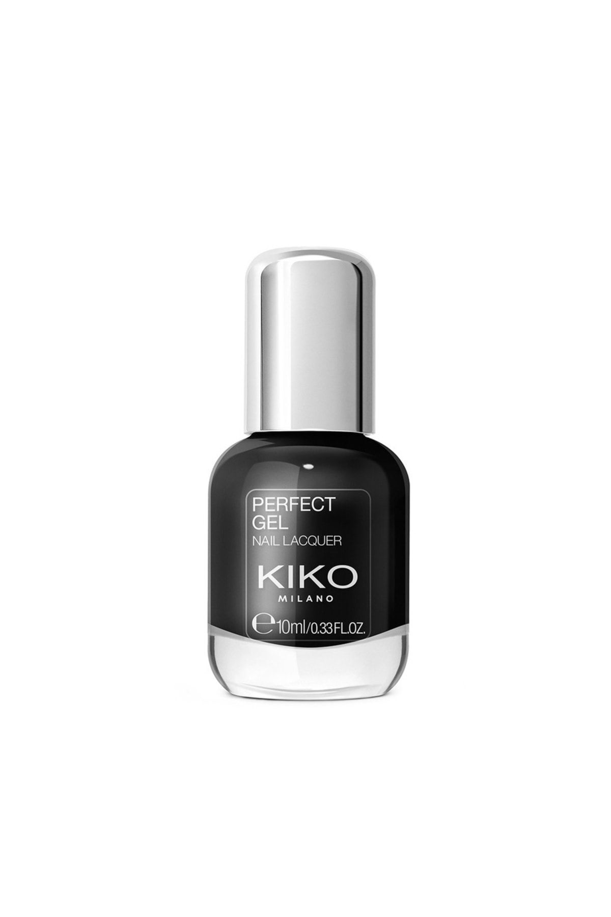 لاک ناخن ژل پرفکت شماره 122 رنگ مشکی براق کیکو KIKO